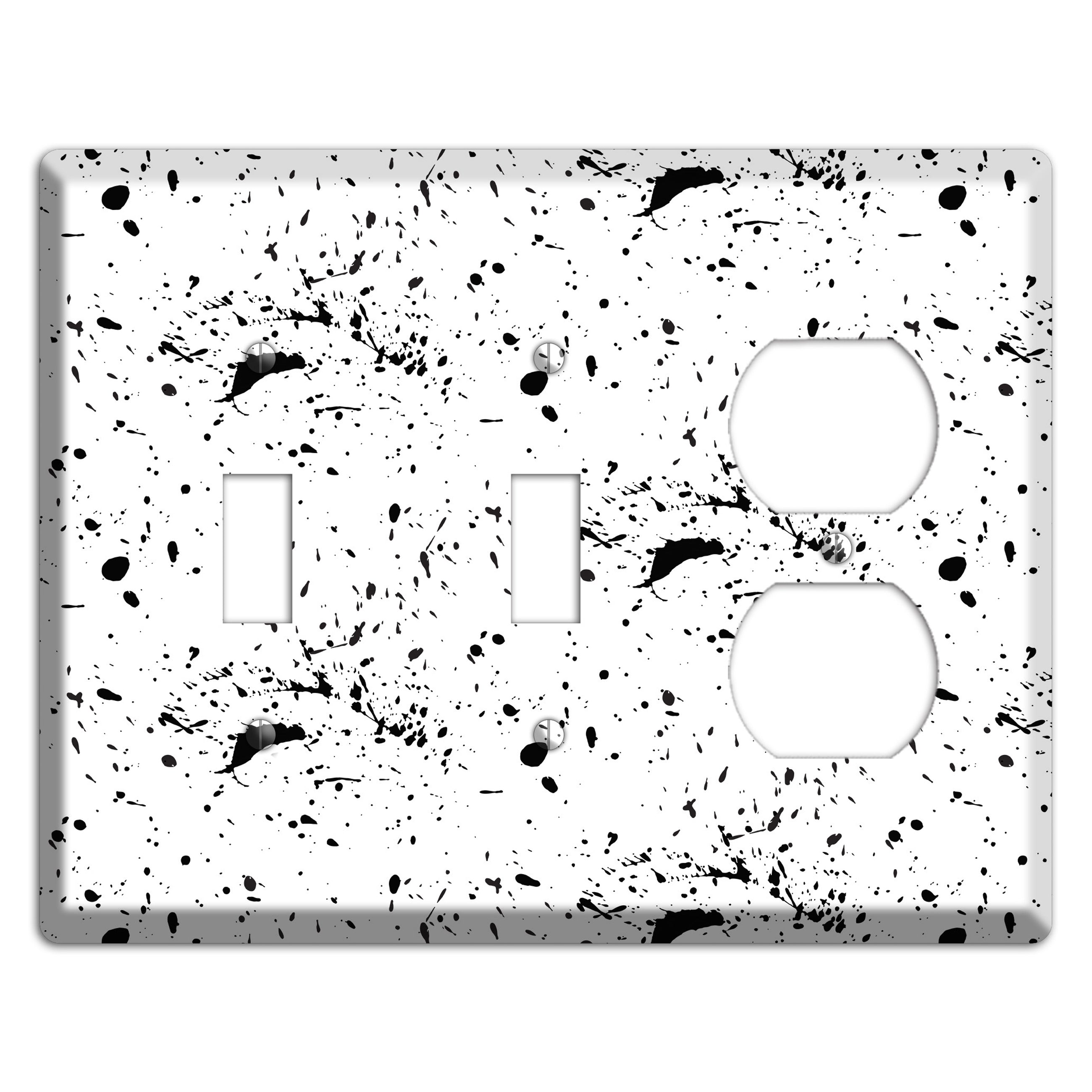 Ink Splash 5 2 Toggle / Duplex Wallplate
