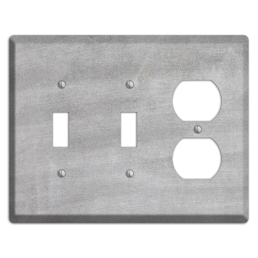 Chalk Light Grey 2 Toggle / Duplex Wallplate