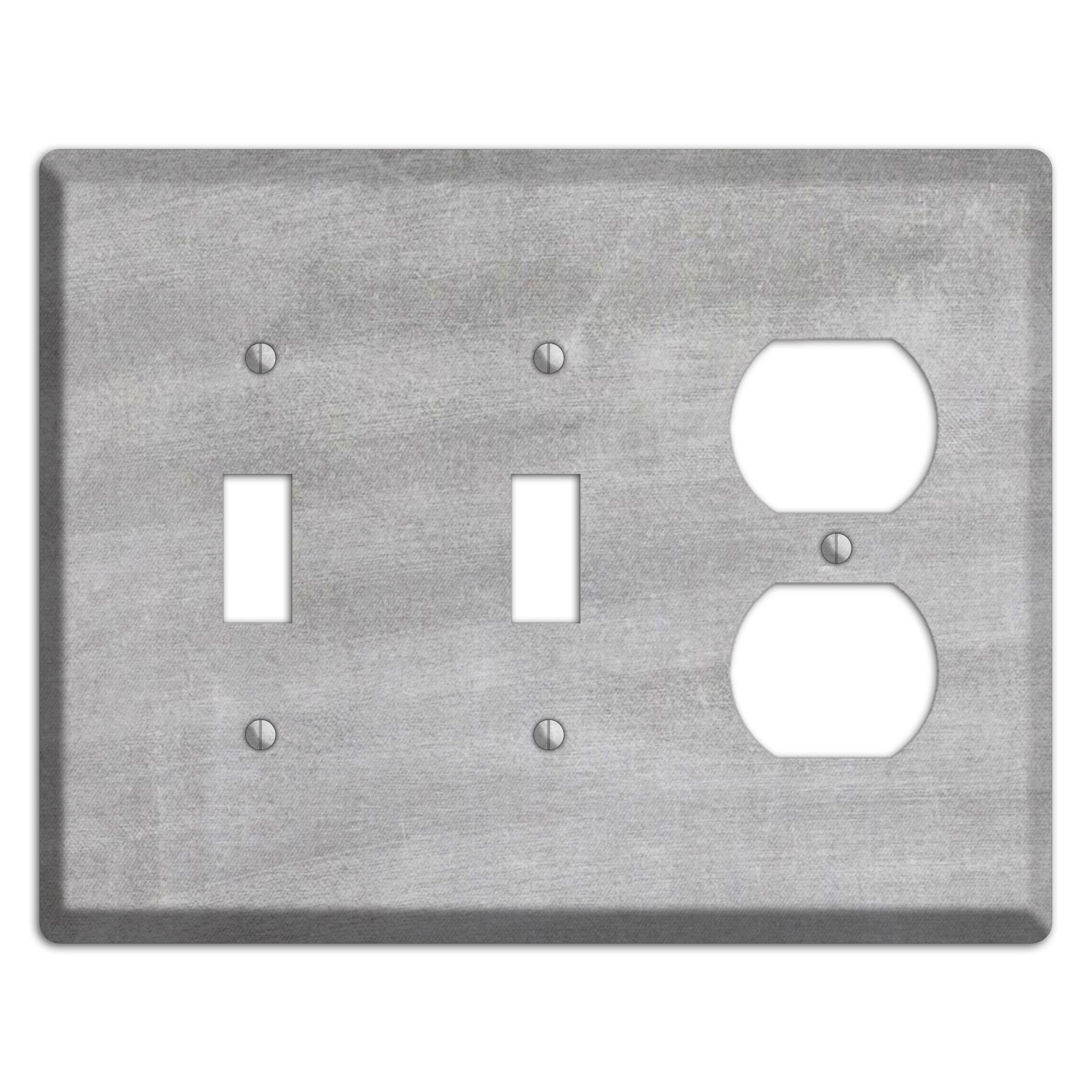 Chalk Light Grey 2 Toggle / Duplex Wallplate