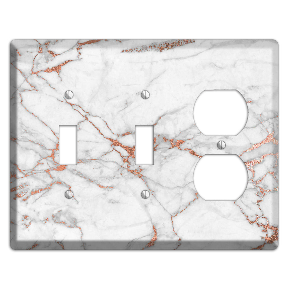 Copperfield Copper 2 Toggle / Duplex Wallplate