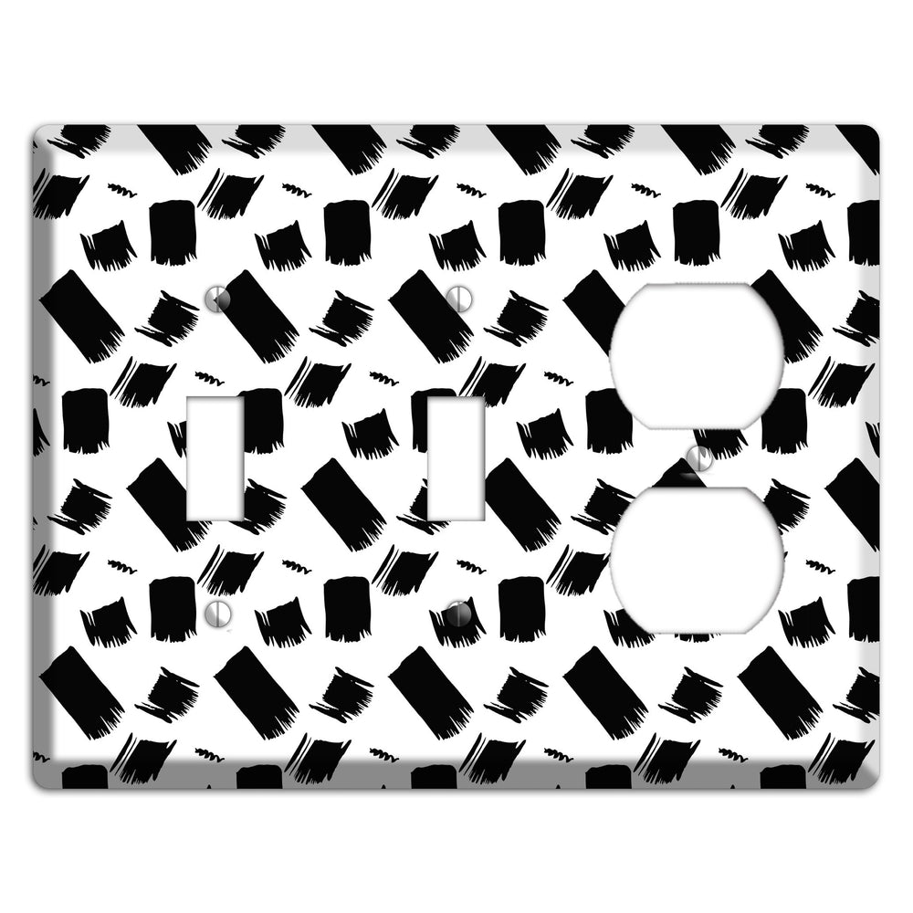 Ink Brushstrokes 8 2 Toggle / Duplex Wallplate