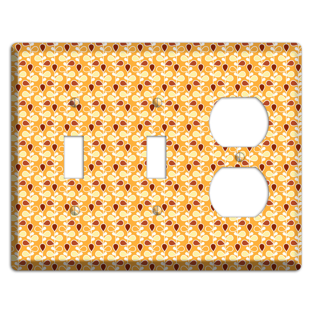 Yellow Teardrop Vine 2 Toggle / Duplex Wallplate