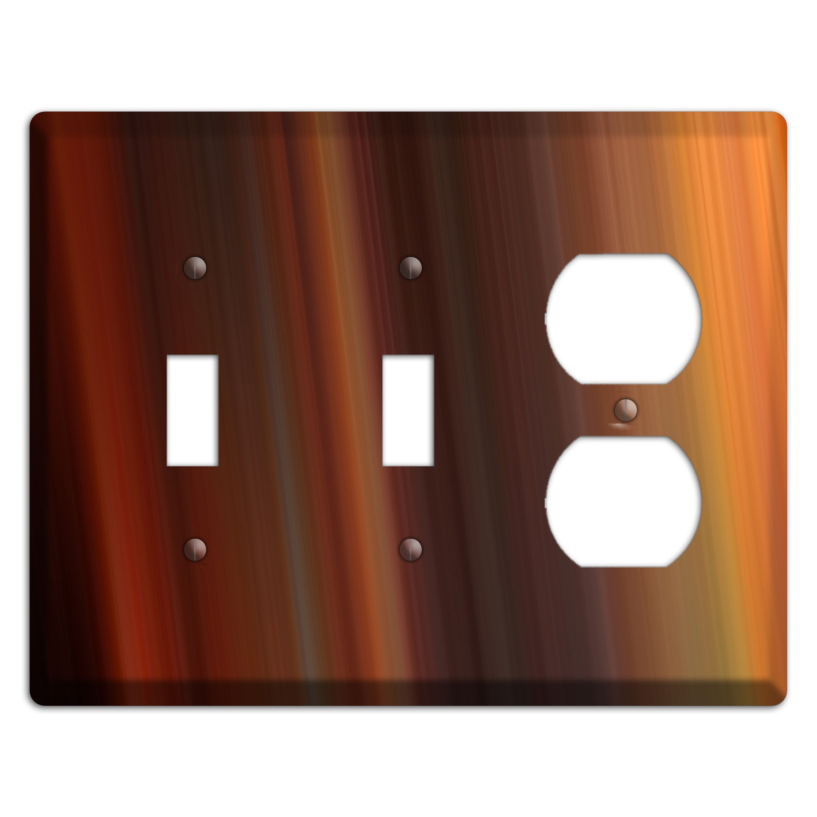 Maroon Ray of Light 2 Toggle / Duplex Wallplate