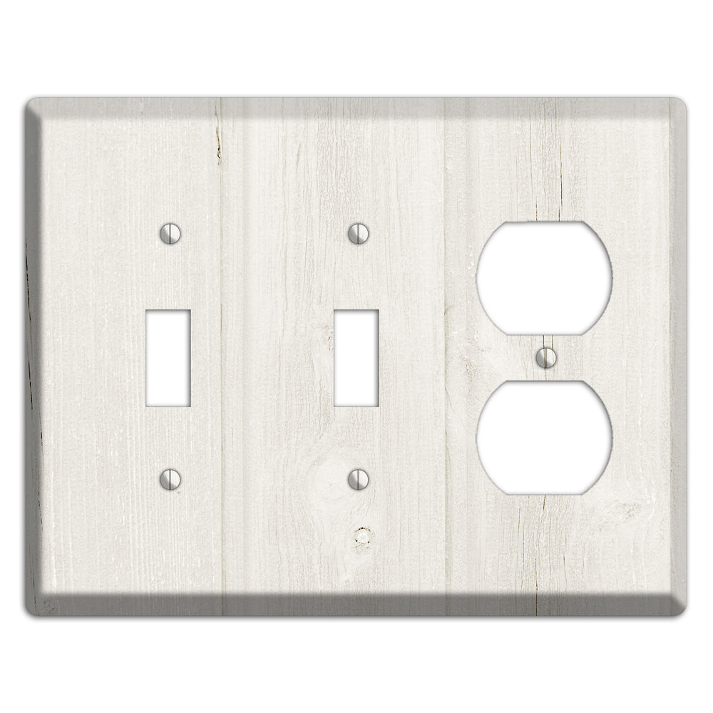 Spring Wood Antique 2 Toggle / Duplex Wallplate