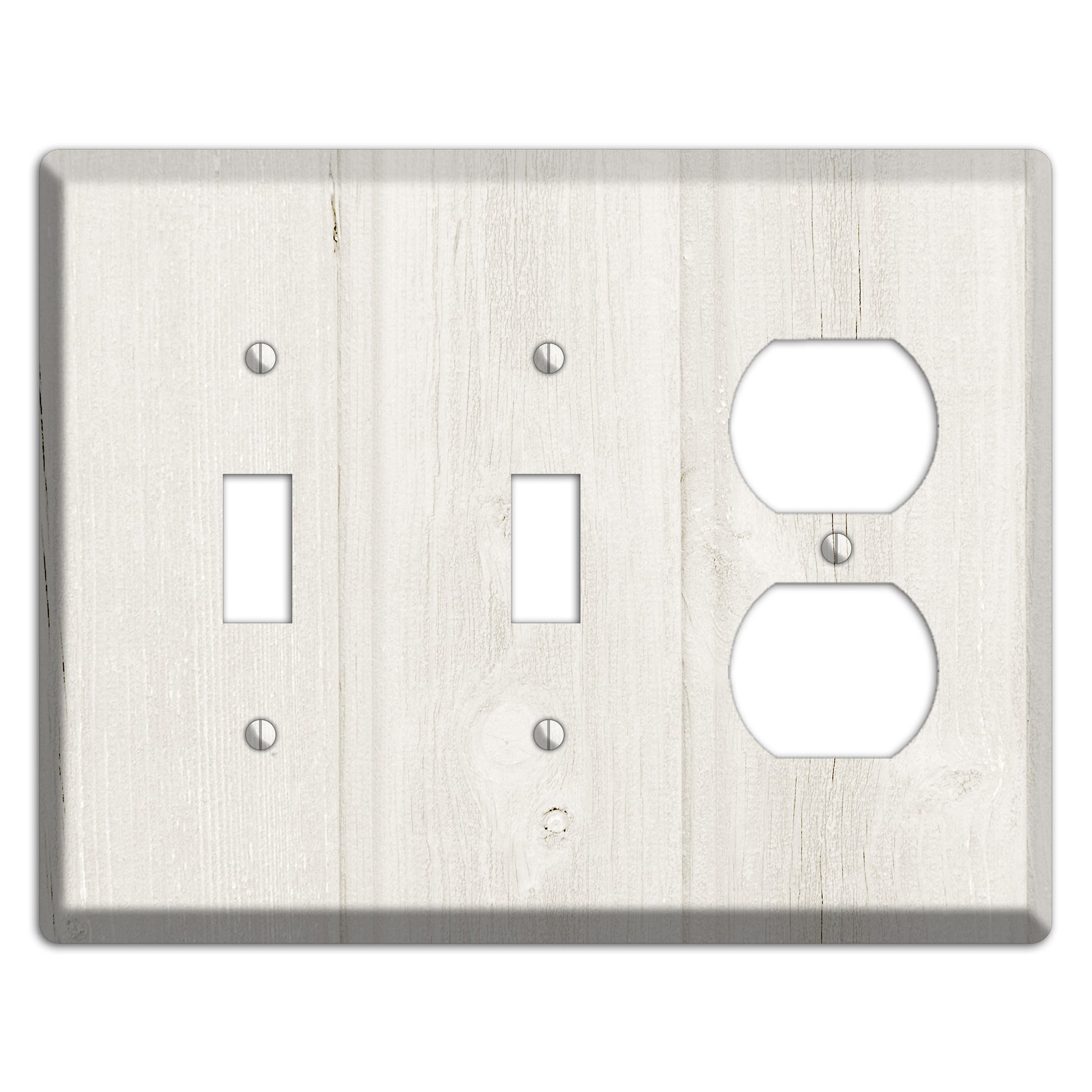 Spring Wood Antique 2 Toggle / Duplex Wallplate