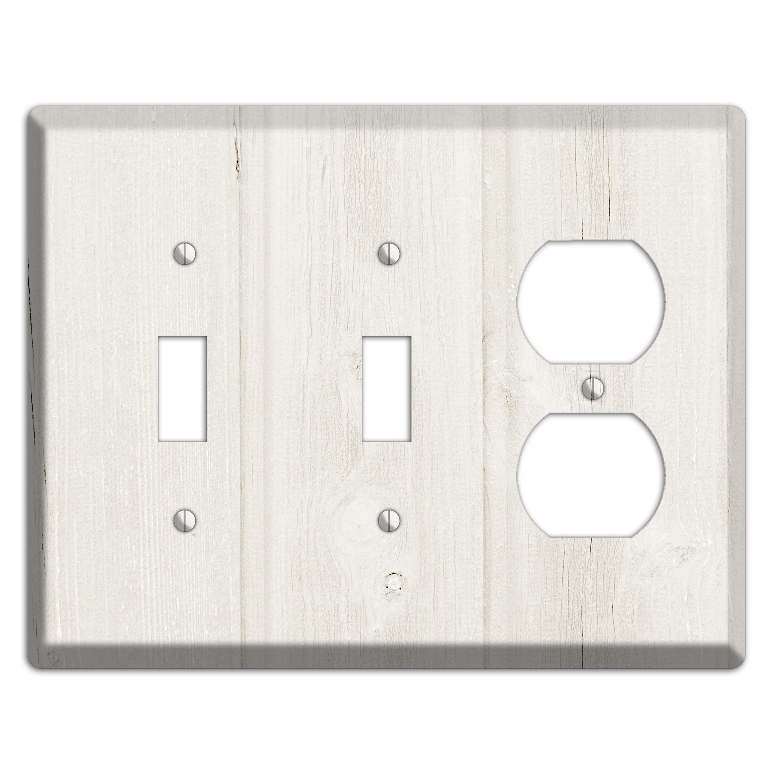 Spring Wood Antique 2 Toggle / Duplex Wallplate