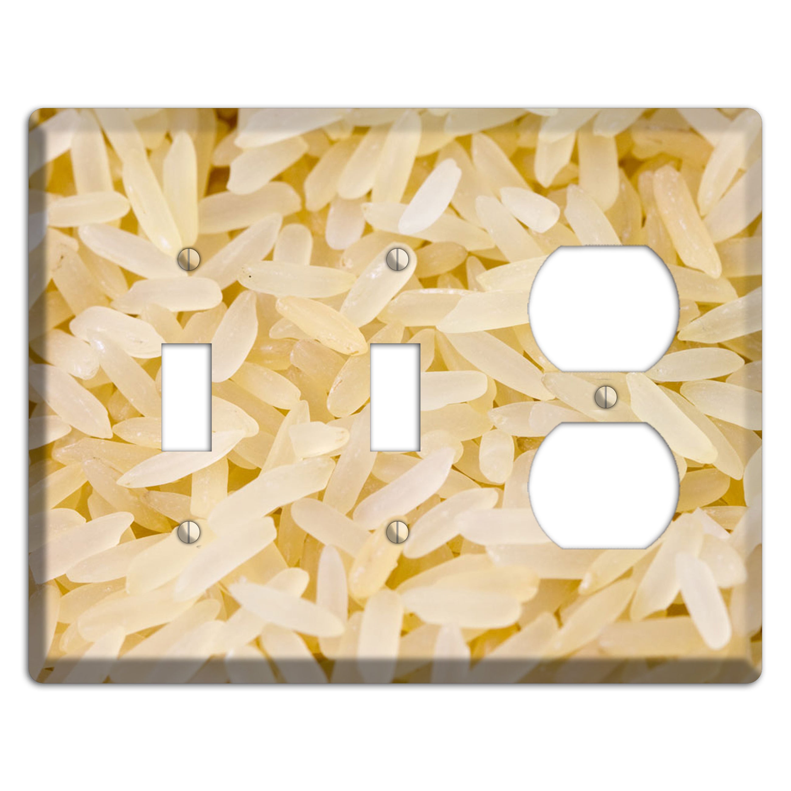 Rice 2 Toggle / Duplex Wallplate