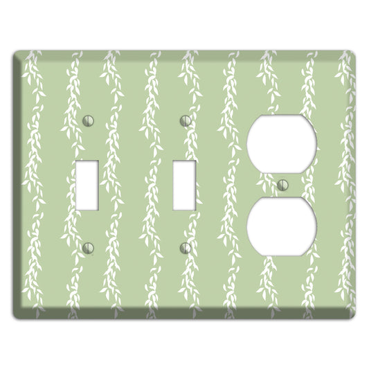 Leaves Style Z 2 Toggle / Duplex Wallplate