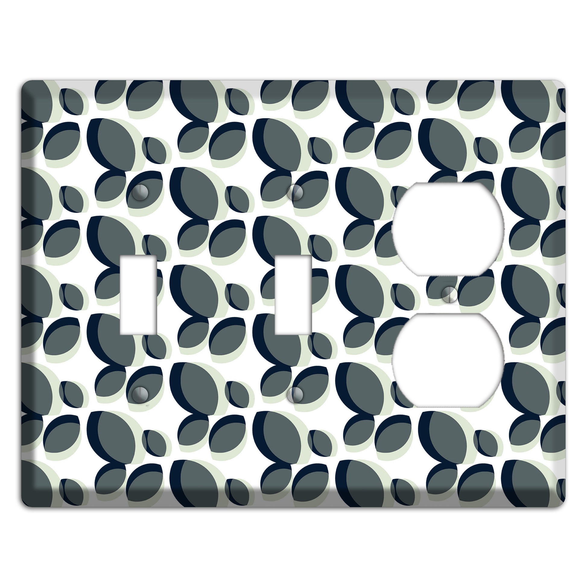 Leaves Style E 2 Toggle / Duplex Wallplate