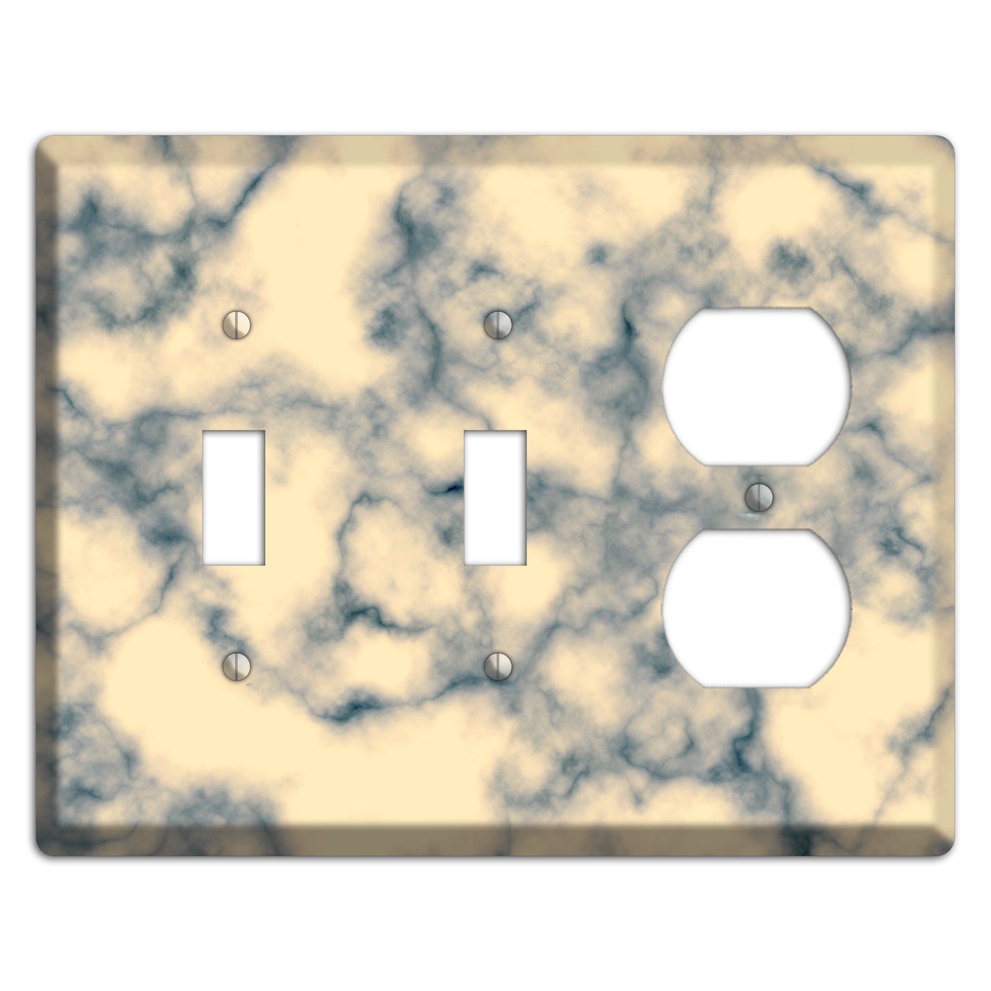 Mantle Marble 2 Toggle / Duplex Wallplate