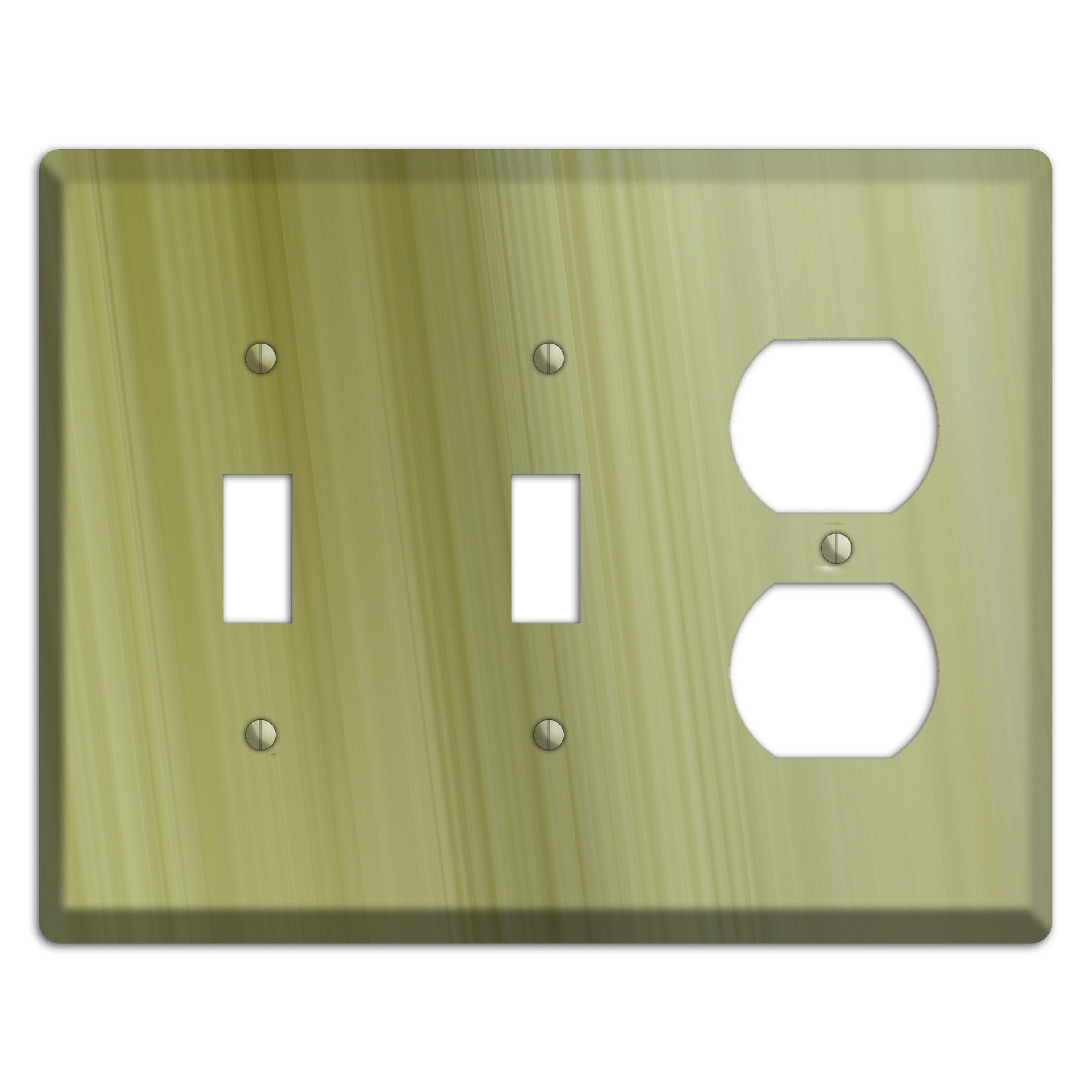 Olive Ray of Light 2 Toggle / Duplex Wallplate