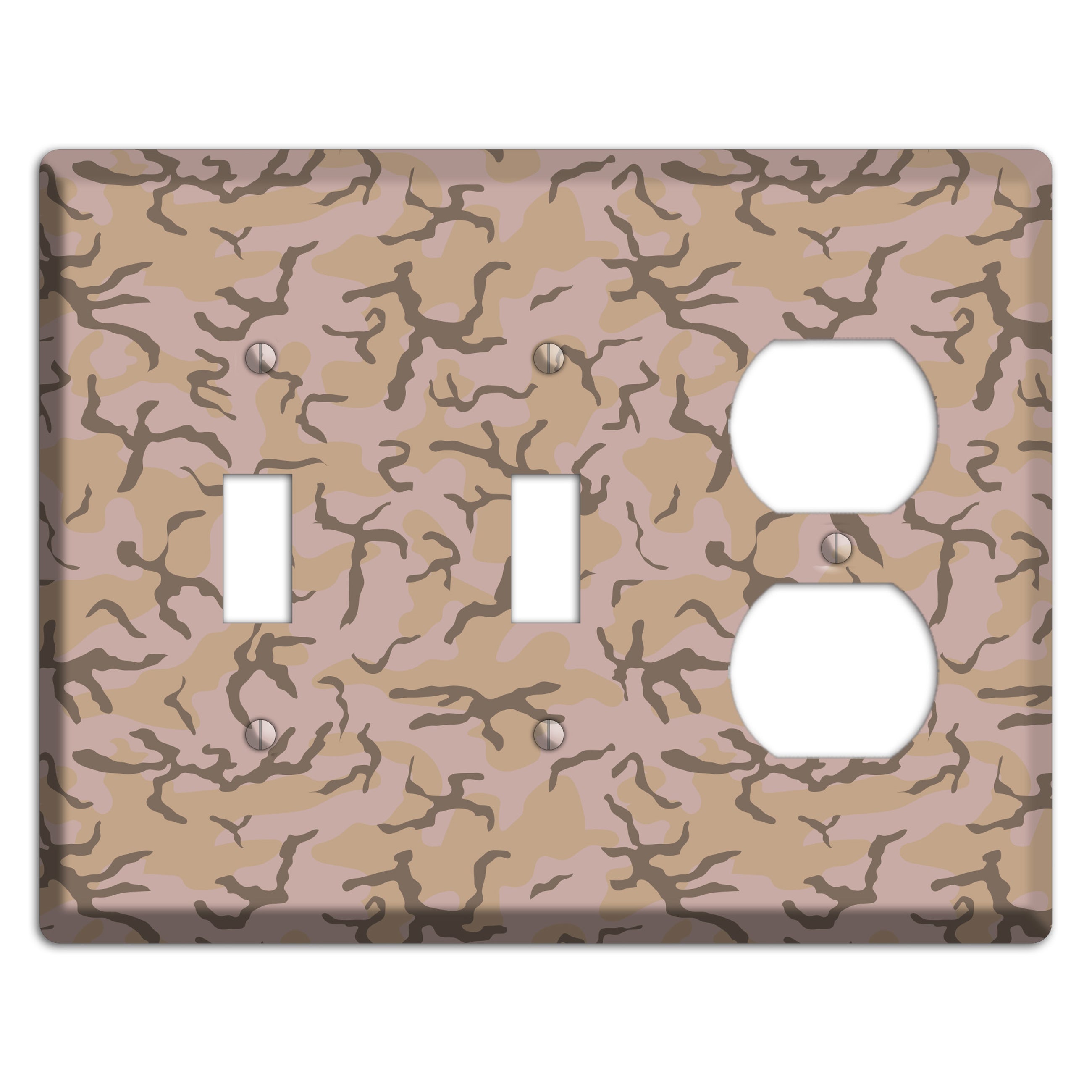 Woodland Camo 2 Toggle / Duplex Wallplate