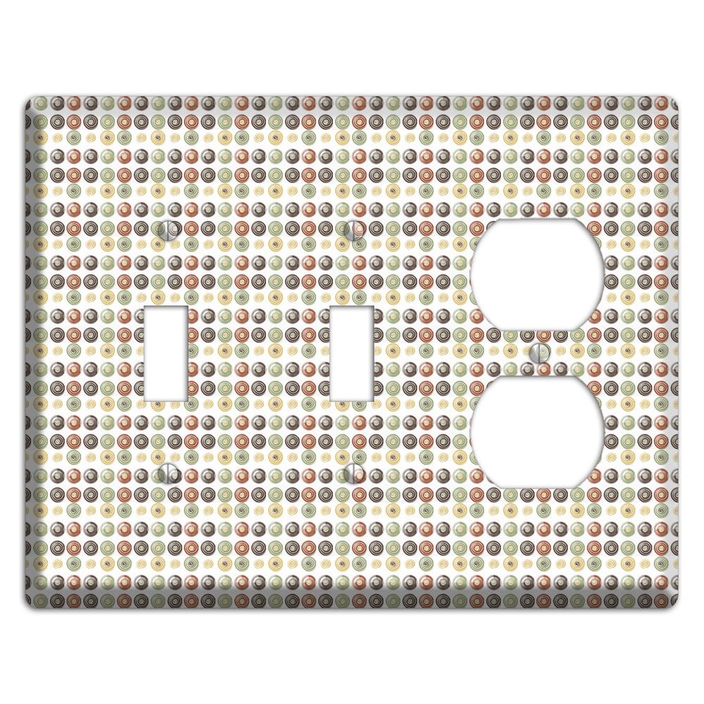 Multo Color Tiled Dots 2 Toggle / Duplex Wallplate