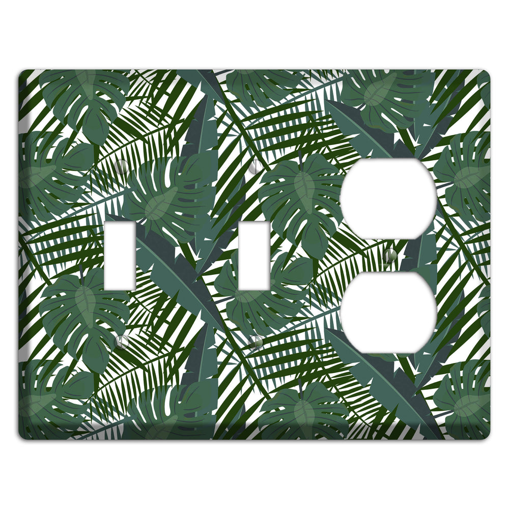 Leaves Style Q 2 Toggle / Duplex Wallplate