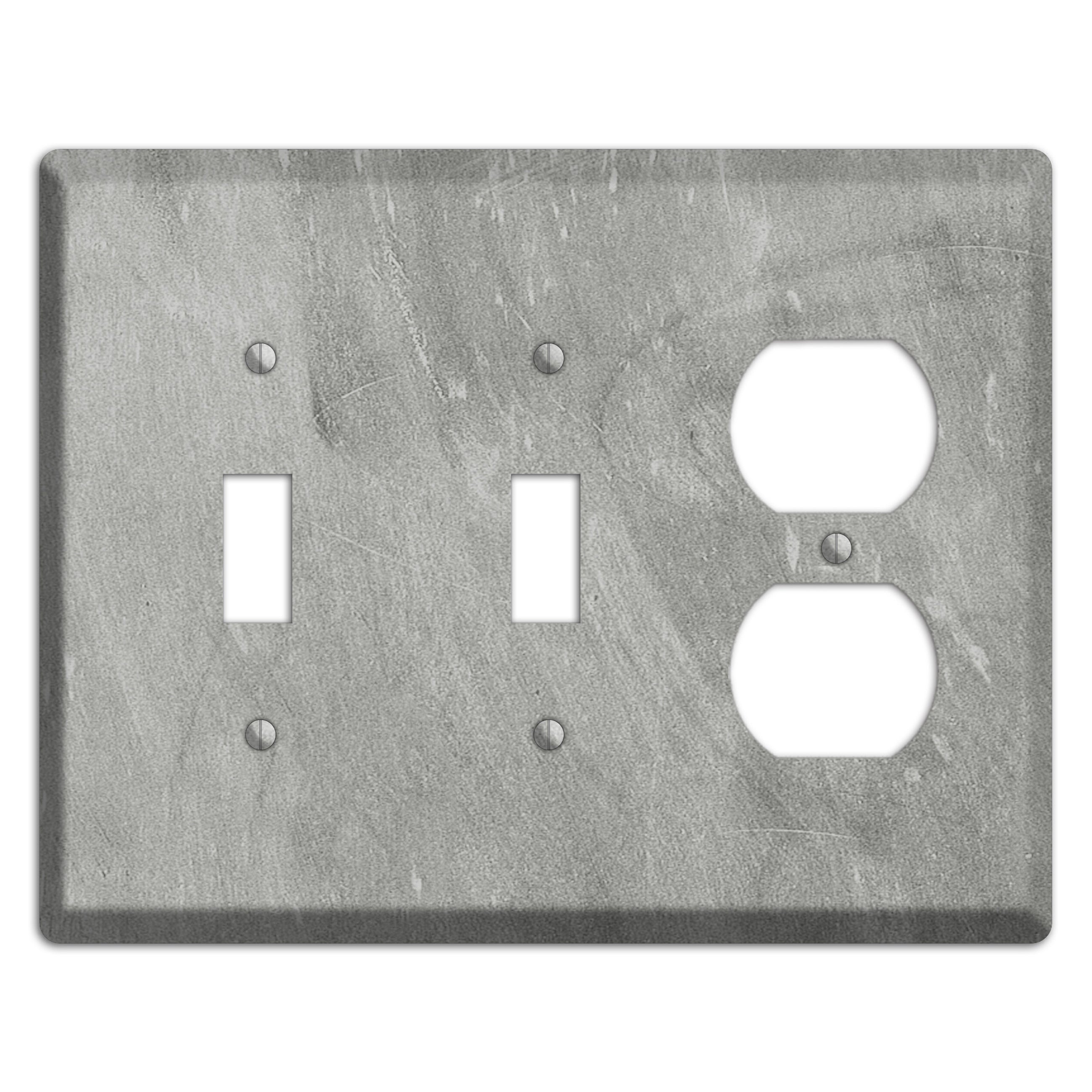 Chalk Grey 2 Toggle / Duplex Wallplate