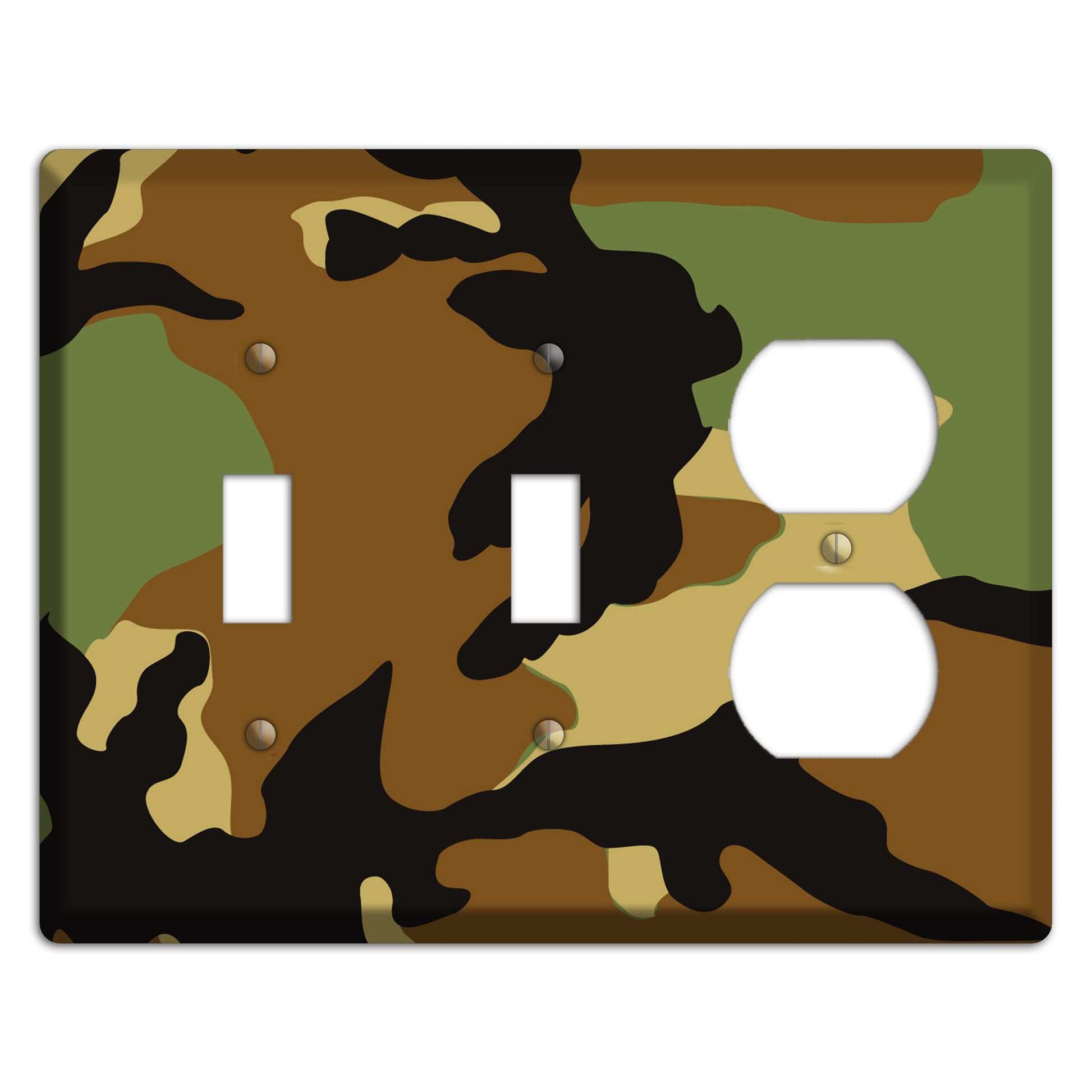 Camoflauge 2 Toggle / Duplex Wallplate