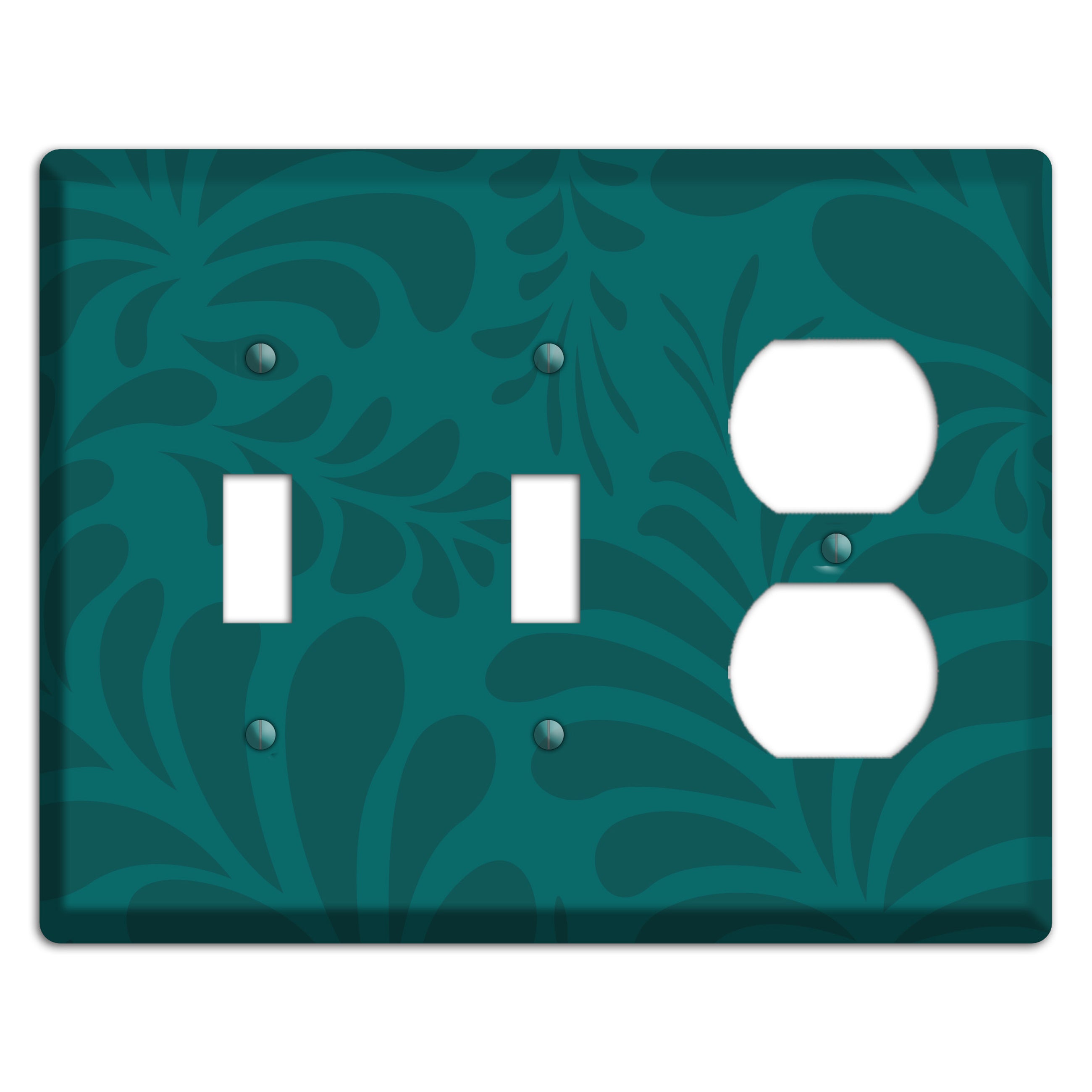 Jade Herati 2 Toggle / Duplex Wallplate