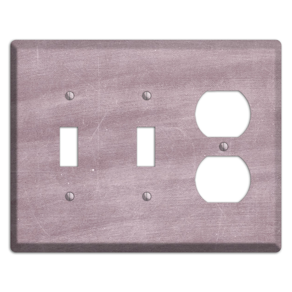 Chalk Light Maroon 2 Toggle / Duplex Wallplate