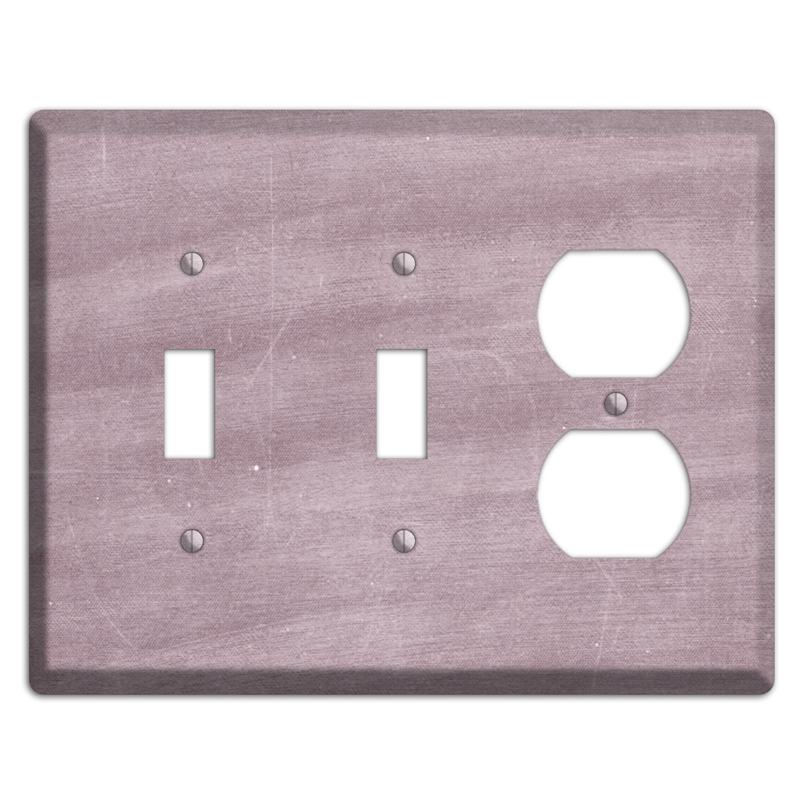 Chalk Light Maroon 2 Toggle / Duplex Wallplate