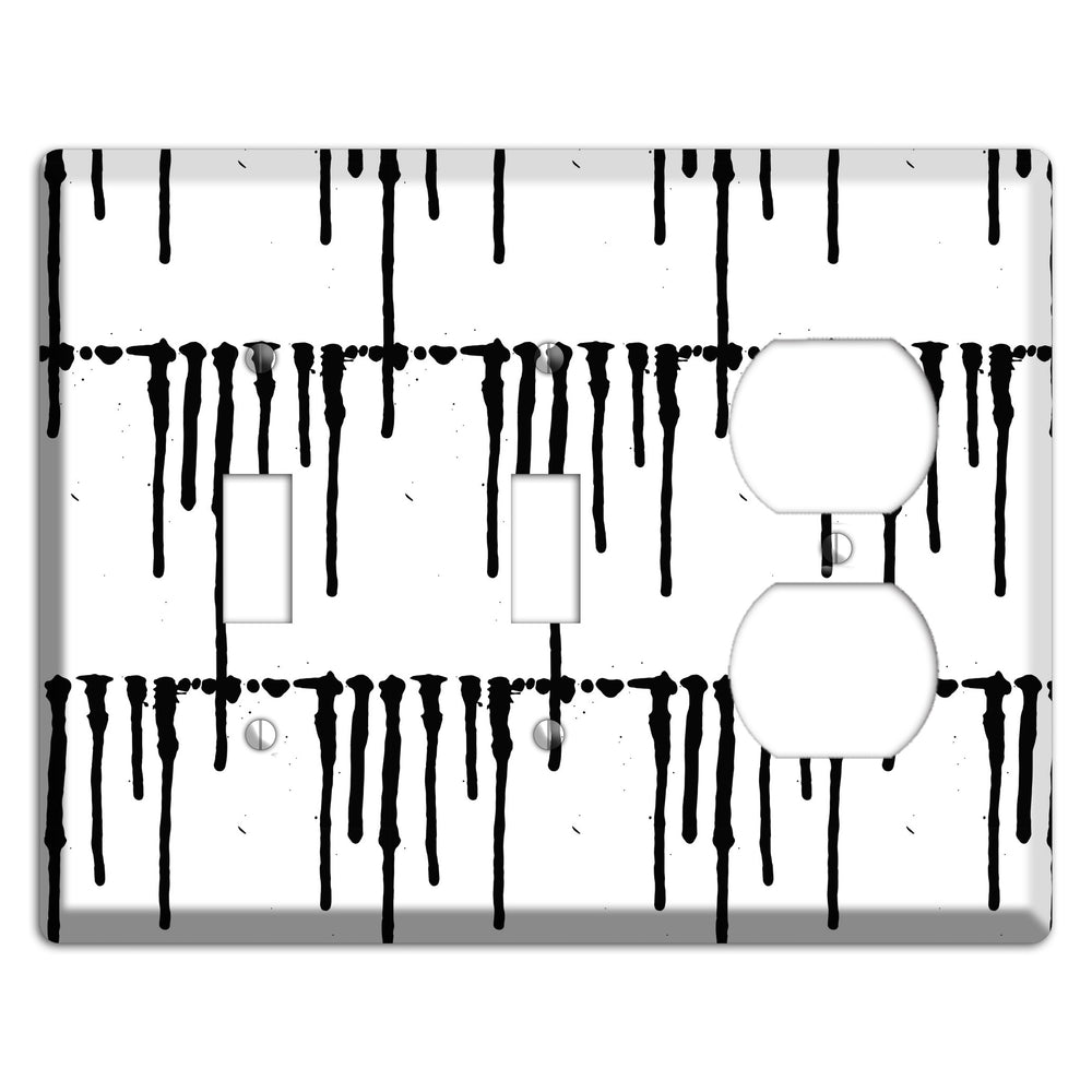 Ink Brushstrokes 7 2 Toggle / Duplex Wallplate