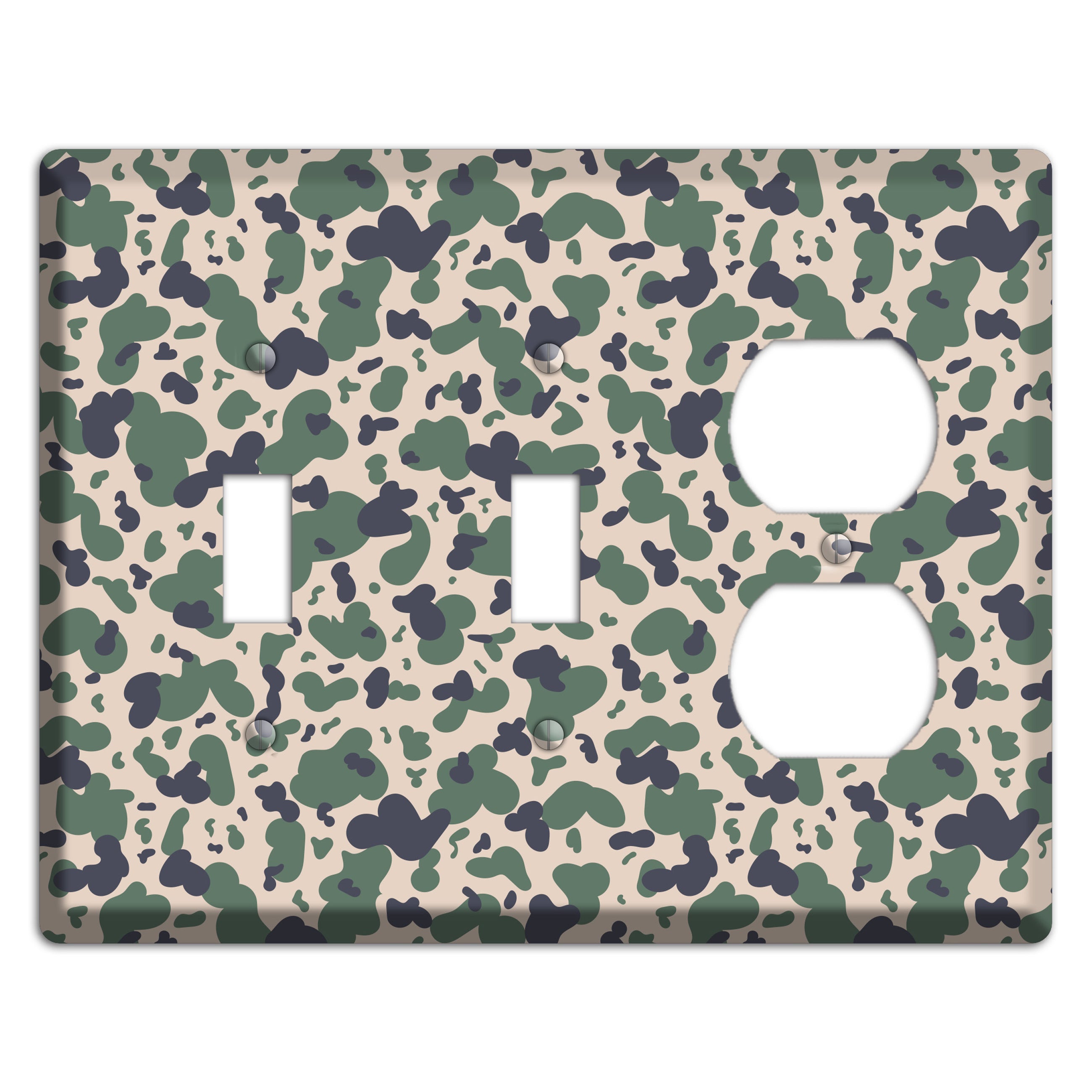 Afghanistan Blotch 2 Camo 2 Toggle / Duplex Wallplate