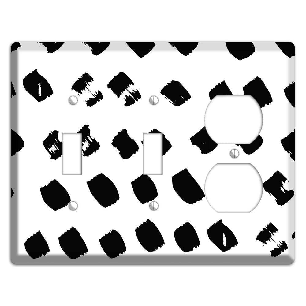 Ink Brushstrokes 4 2 Toggle / Duplex Wallplate