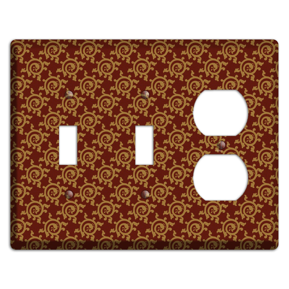 Asian Swirl Pattern 2 Toggle / Duplex Wallplate