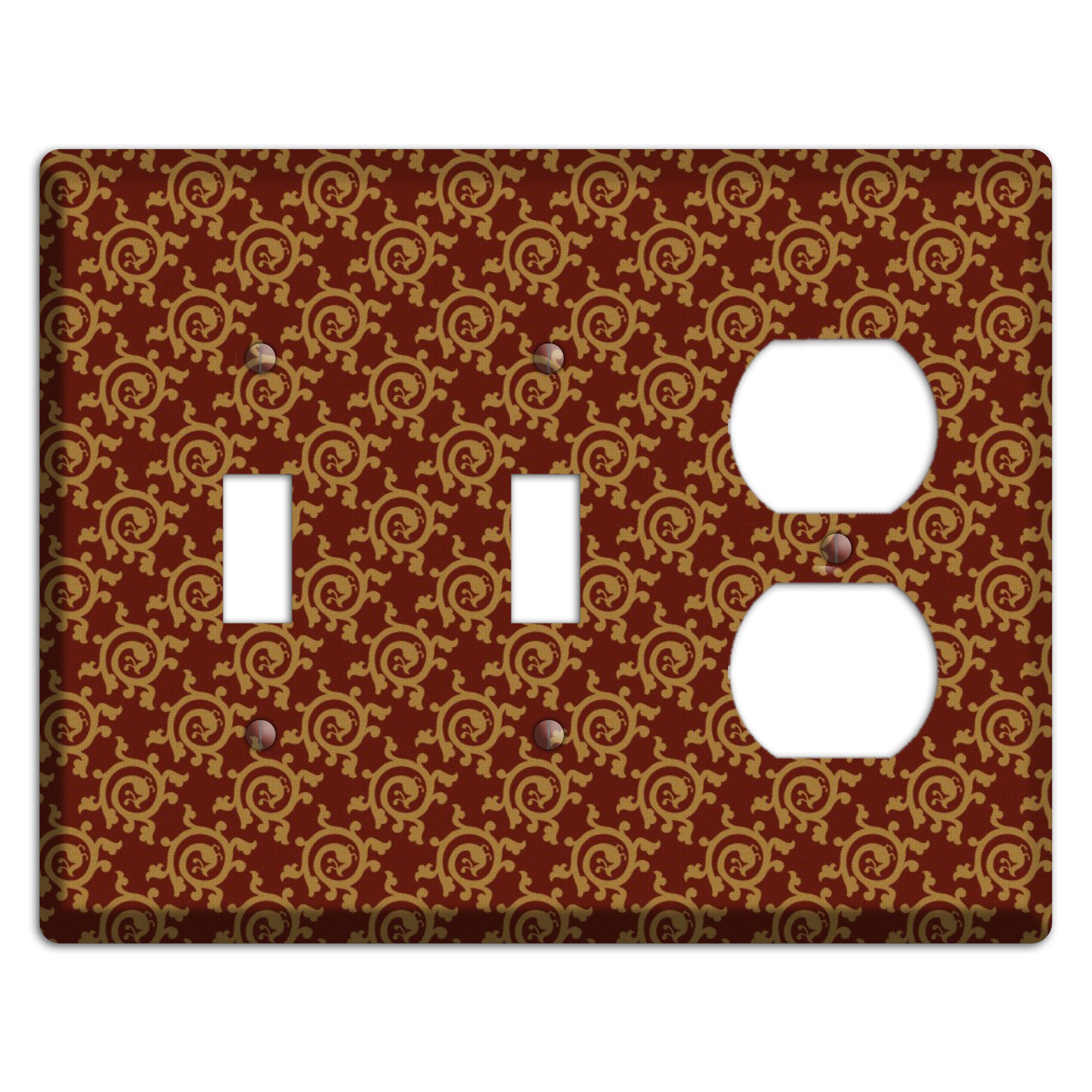 Asian Swirl Pattern 2 Toggle / Duplex Wallplate