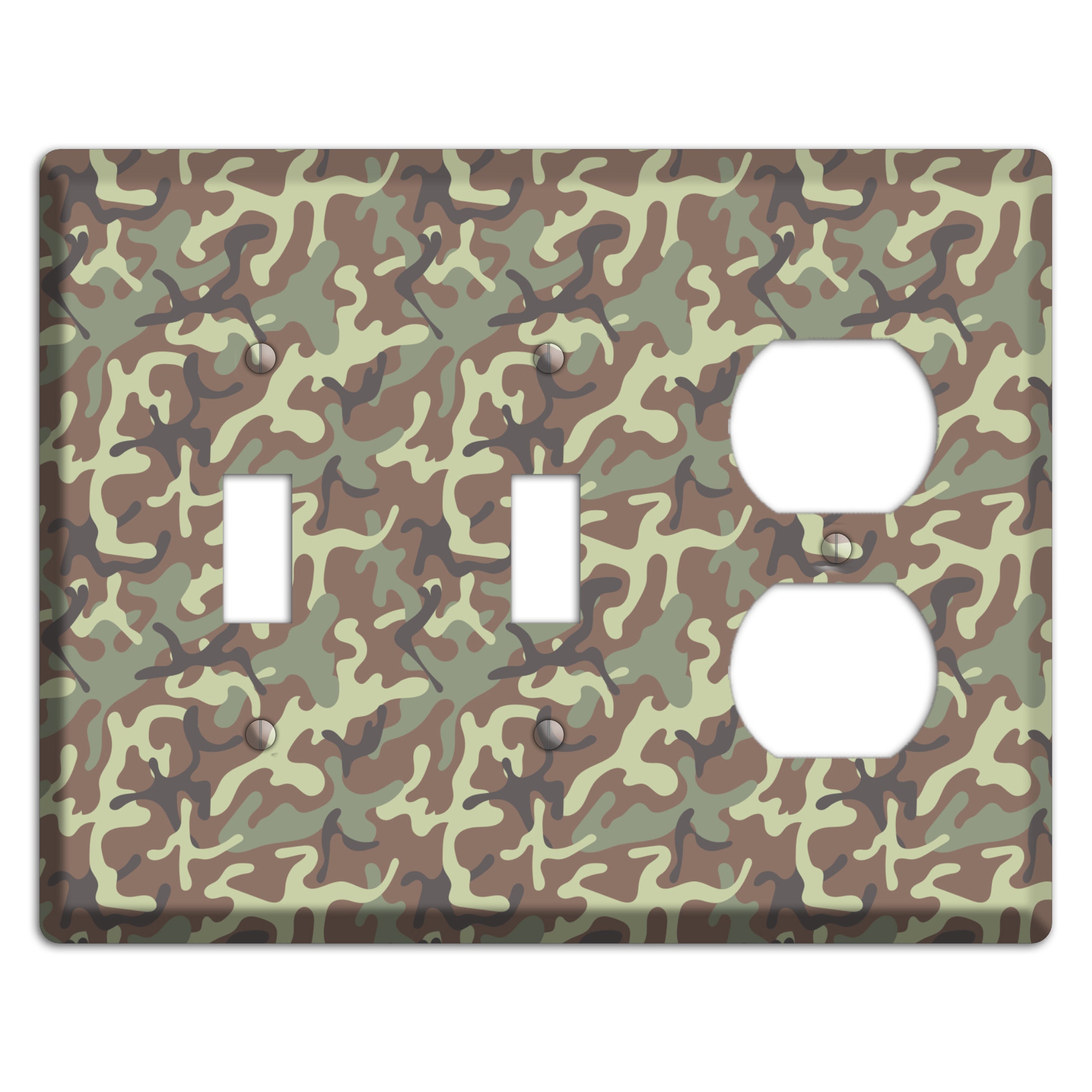 Jungle 1948 Camo 2 Toggle / Duplex Wallplate