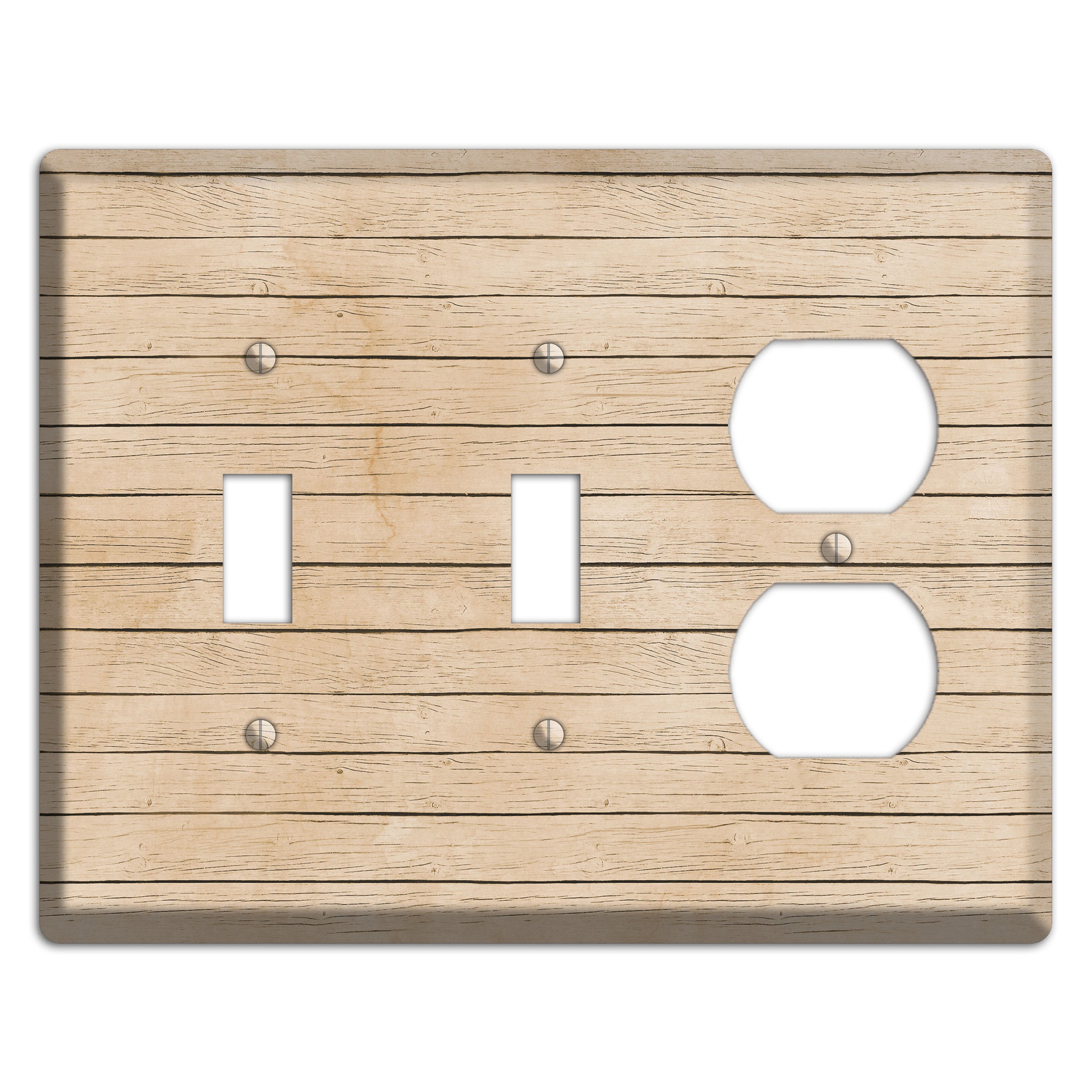 Akaroa Neutral Texture 2 Toggle / Duplex Wallplate