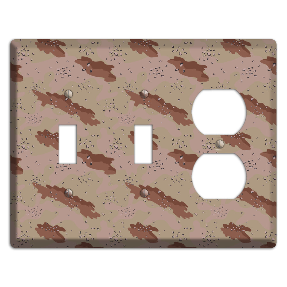 Chocolate Chip Camo 2 Toggle / Duplex Wallplate