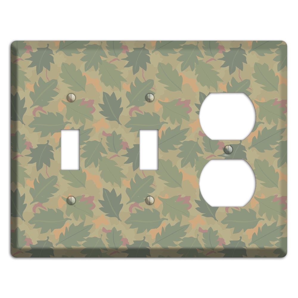 Wine Leaf Camo 2 Toggle / Duplex Wallplate