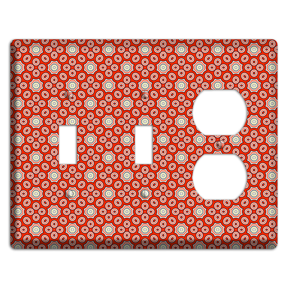 Red Foulard 3 2 Toggle / Duplex Wallplate