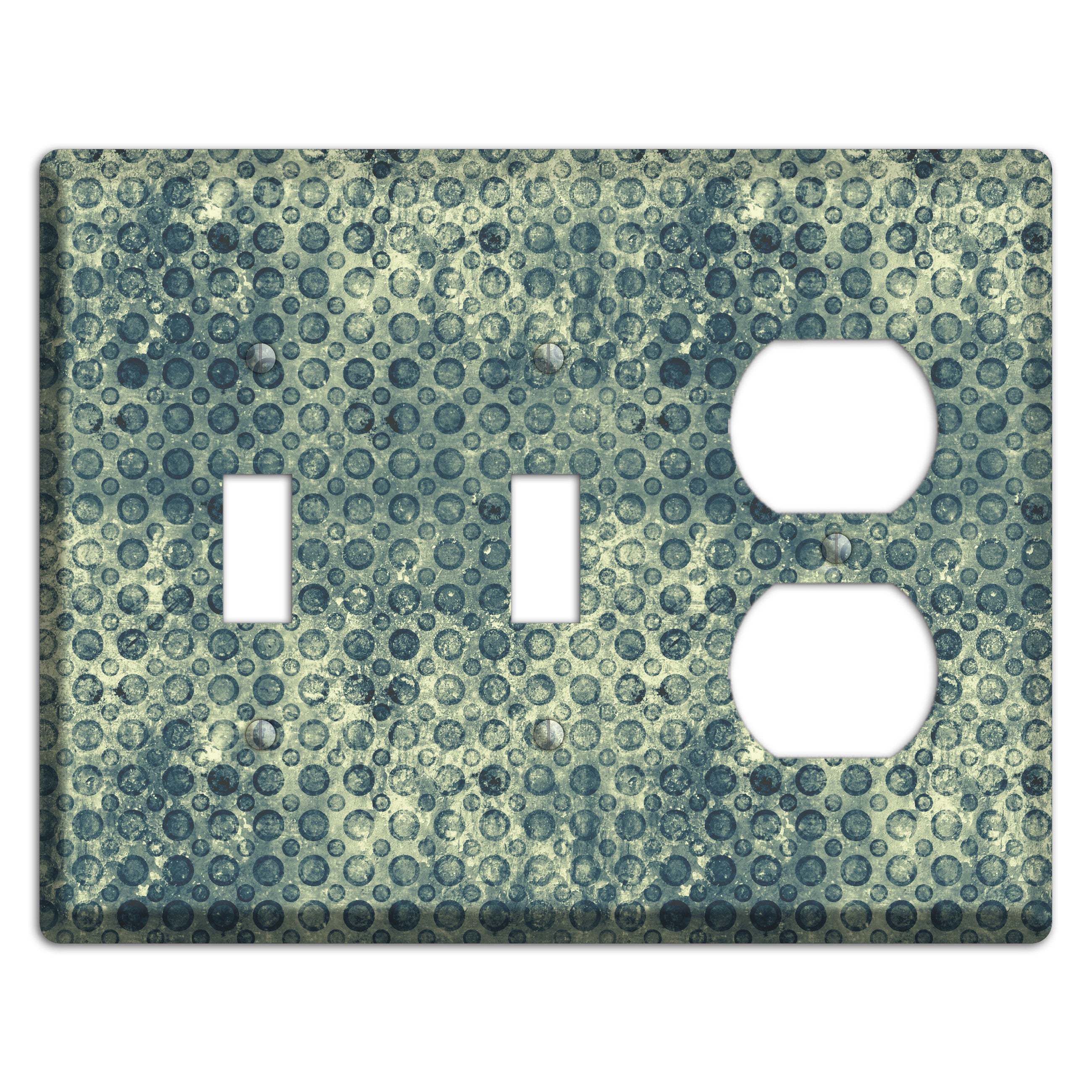 Green Circles 2 Toggle / Duplex Wallplate