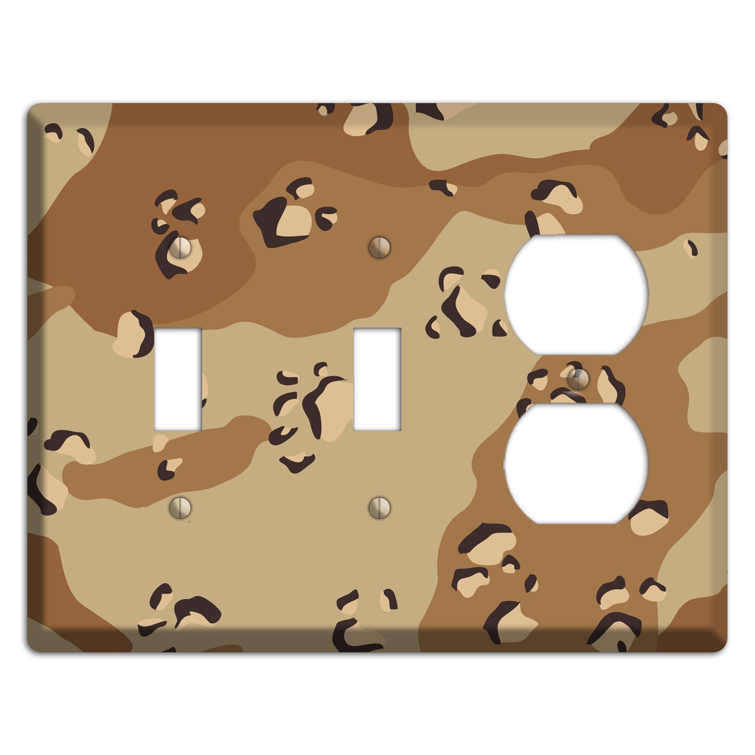 Desert Camo 2 Toggle / Duplex Wallplate