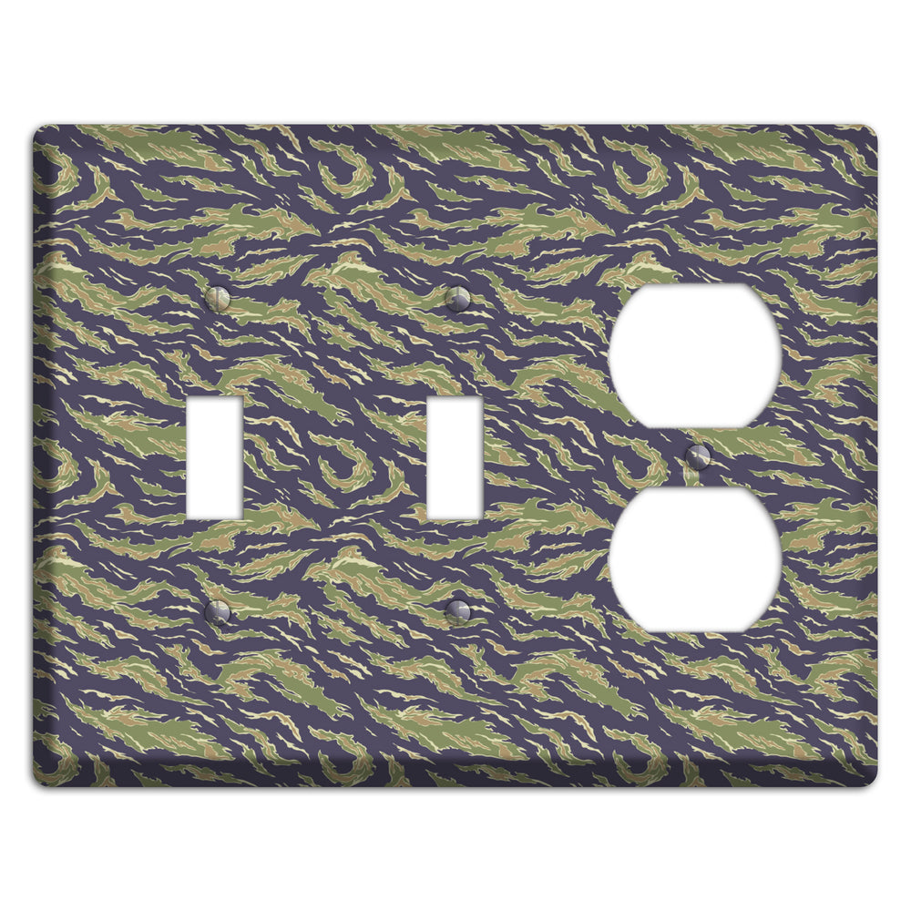 Vietnam Tiger 1 Camo 2 Toggle / Duplex Wallplate