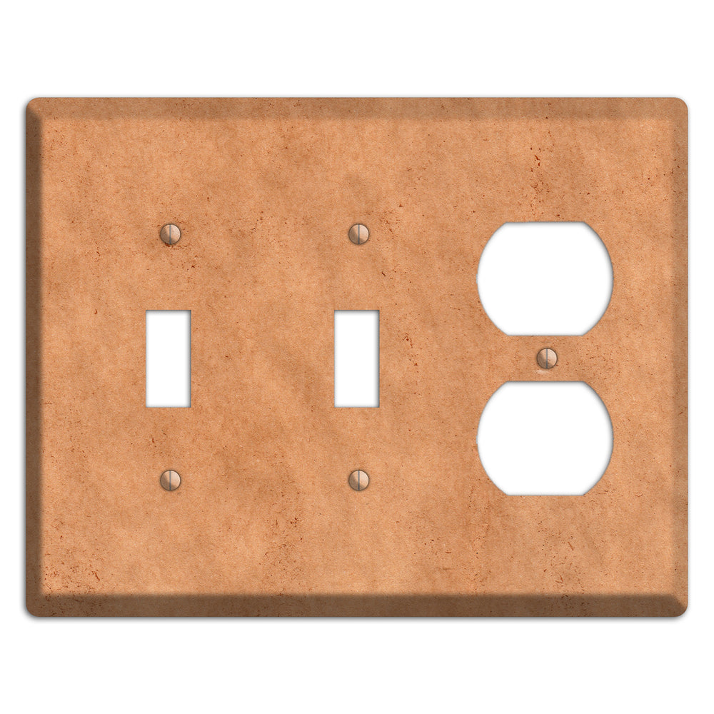 Aged Paper 7 2 Toggle / Duplex Wallplate