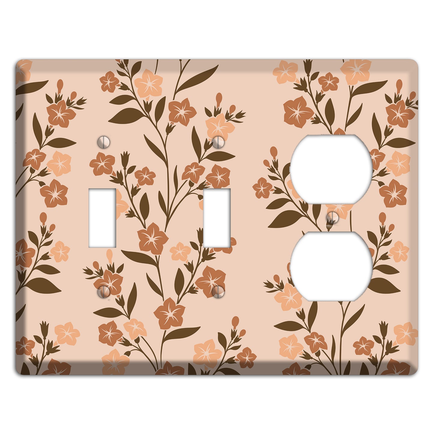 Spring Floral 2 2 Toggle / Duplex Wallplate