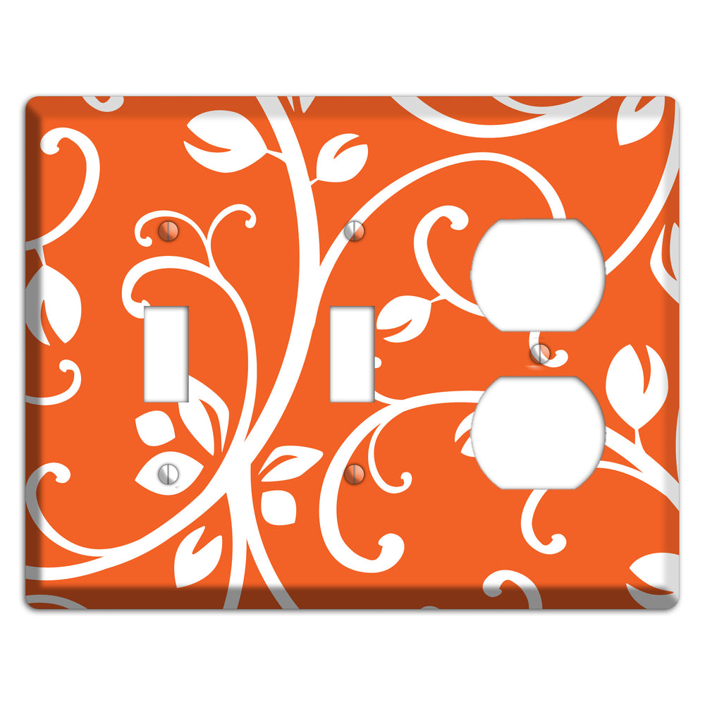 Red Bud Sprig 2 Toggle / Duplex Wallplate