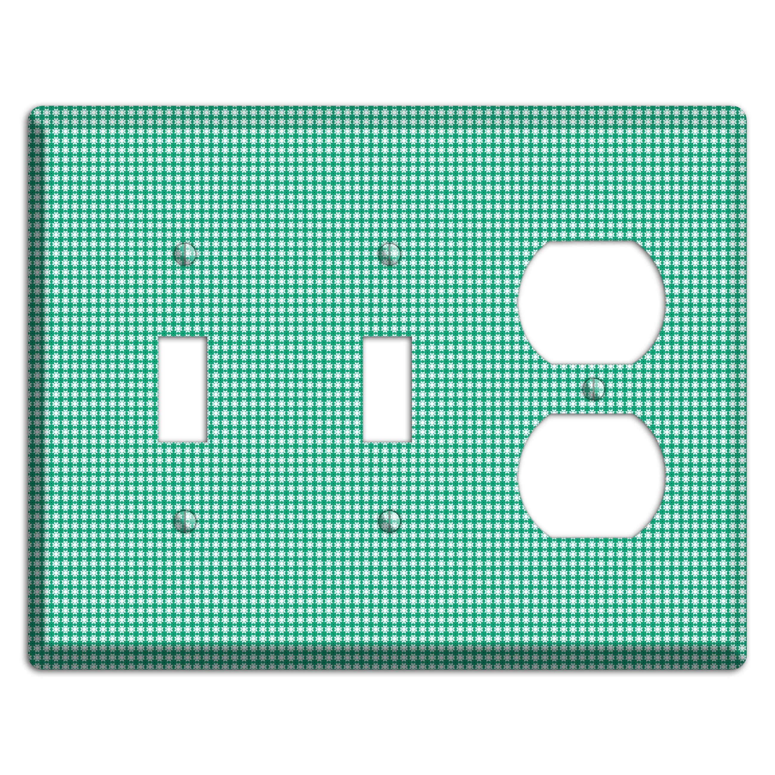 Jade Multi Tiled Geometric 2 Toggle / Duplex Wallplate