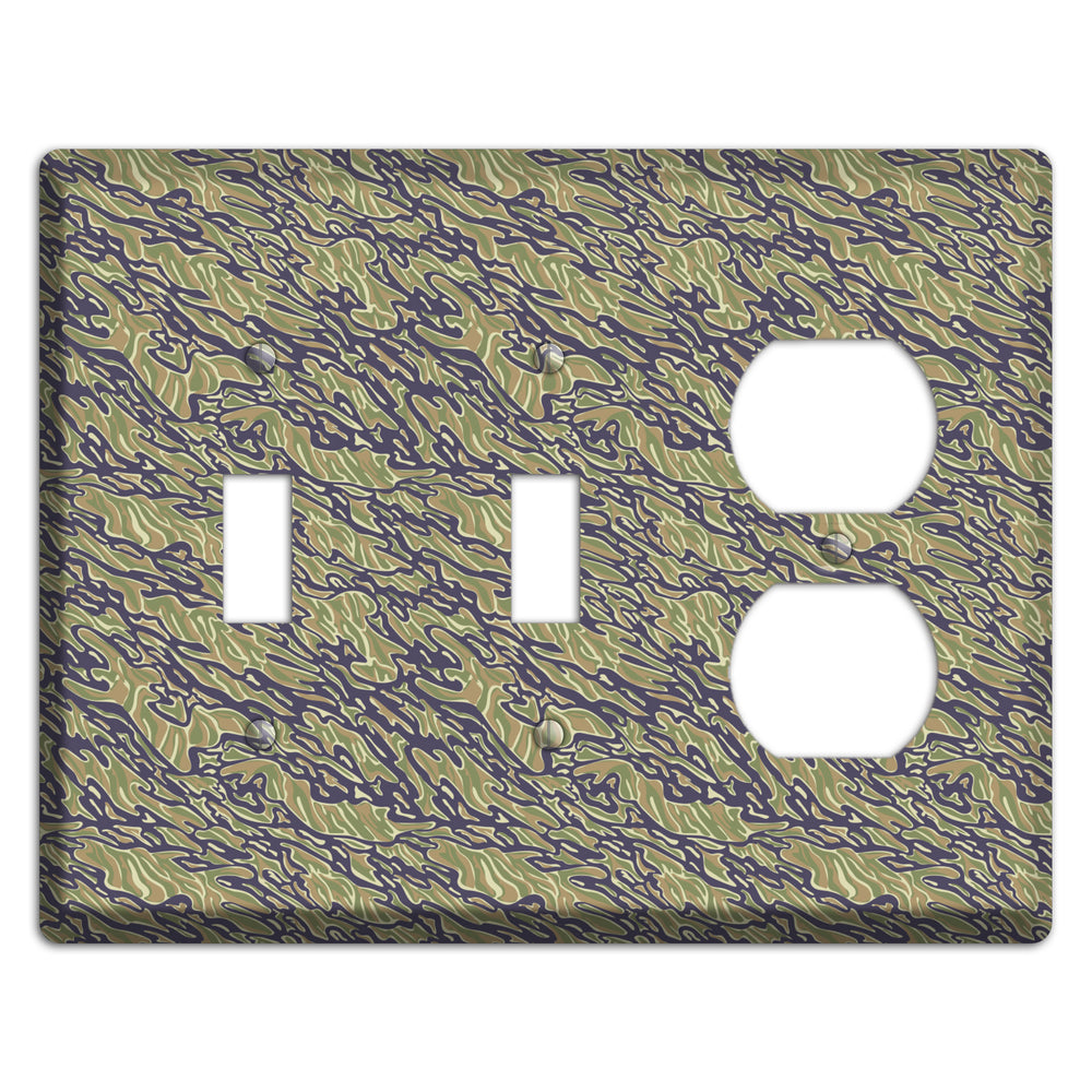 Vietnam Tiger 2 Camo 2 Toggle / Duplex Wallplate