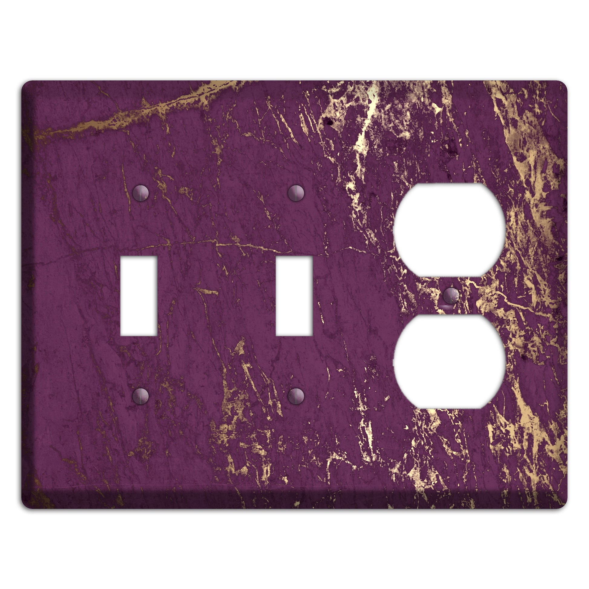 Finn Marble 2 Toggle / Duplex Wallplate