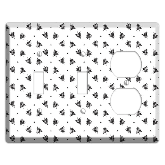 Leaves Style L 2 Toggle / Duplex Wallplate