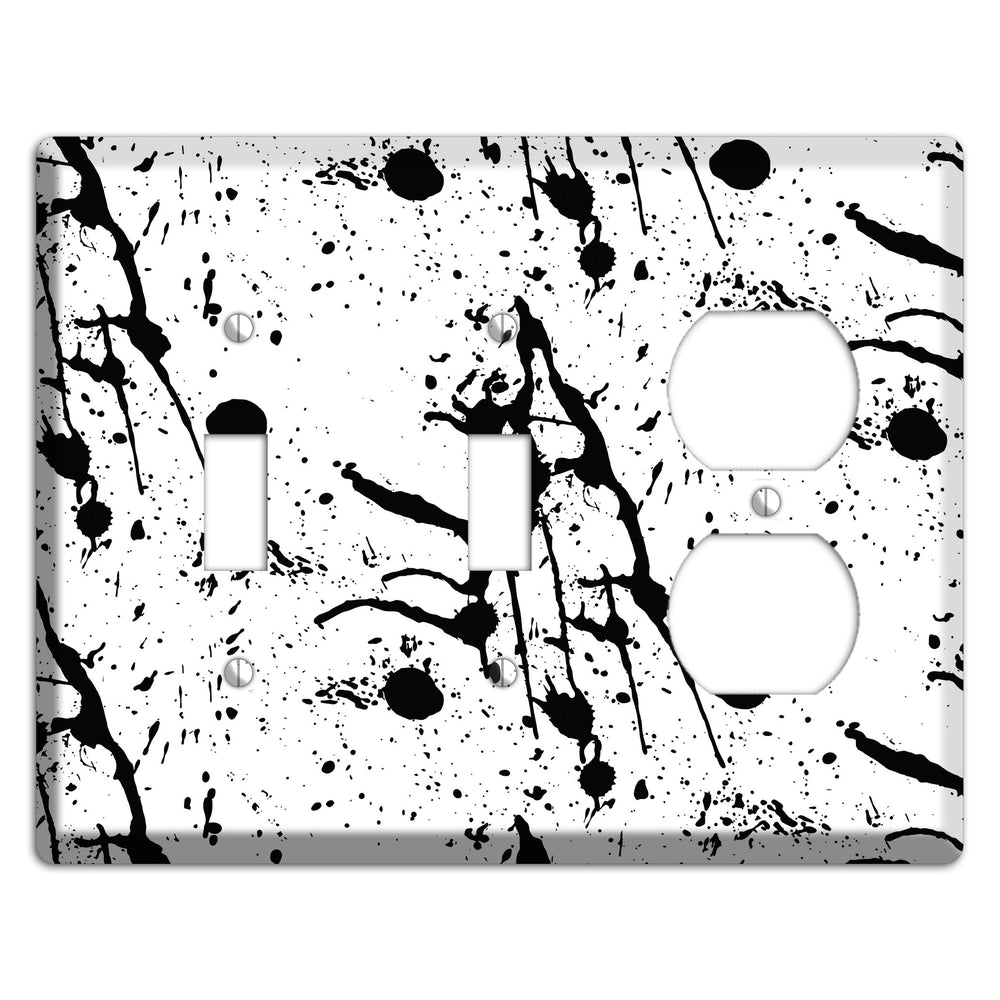 Ink Drips 8 2 Toggle / Duplex Wallplate