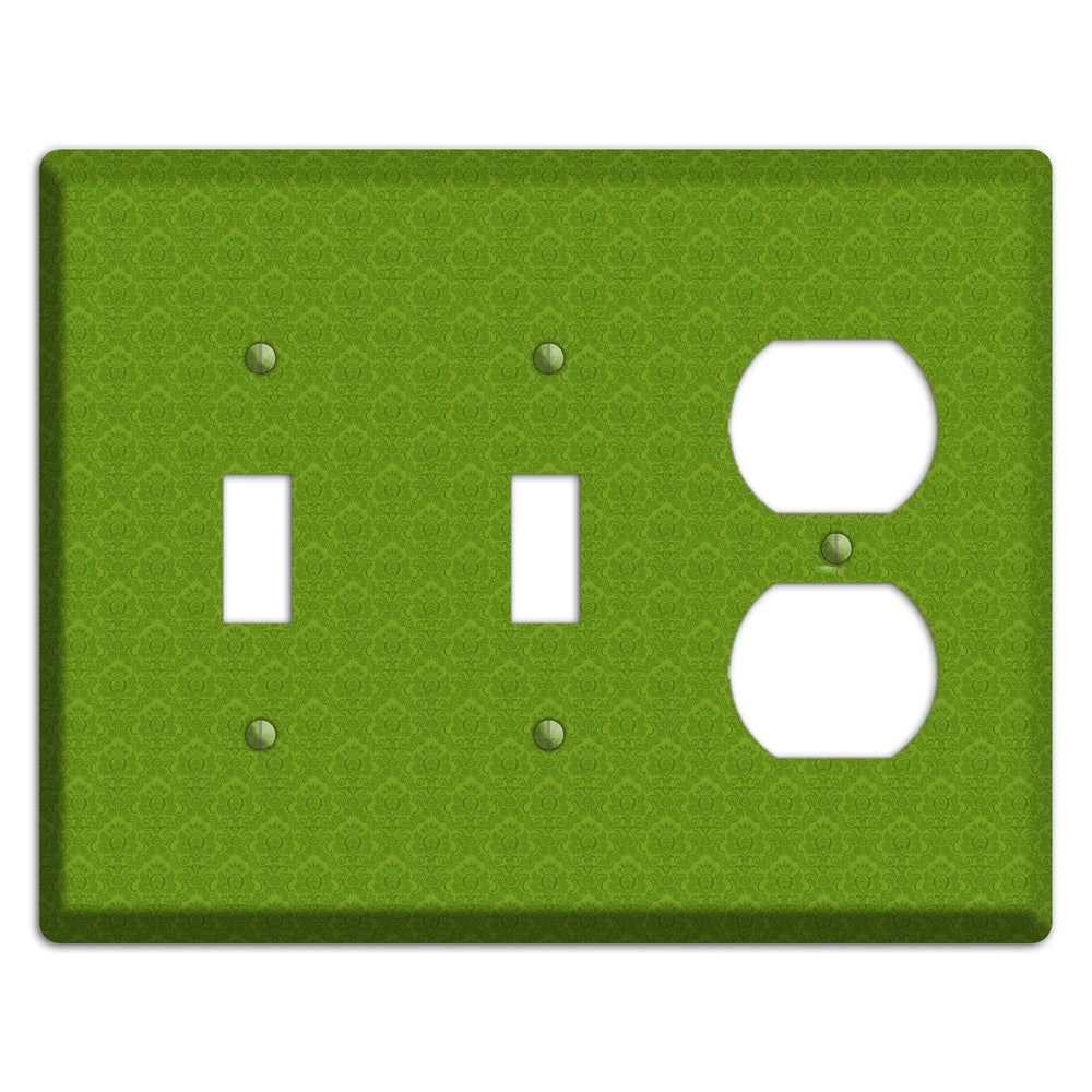 Green Cartouche 2 Toggle / Duplex Wallplate