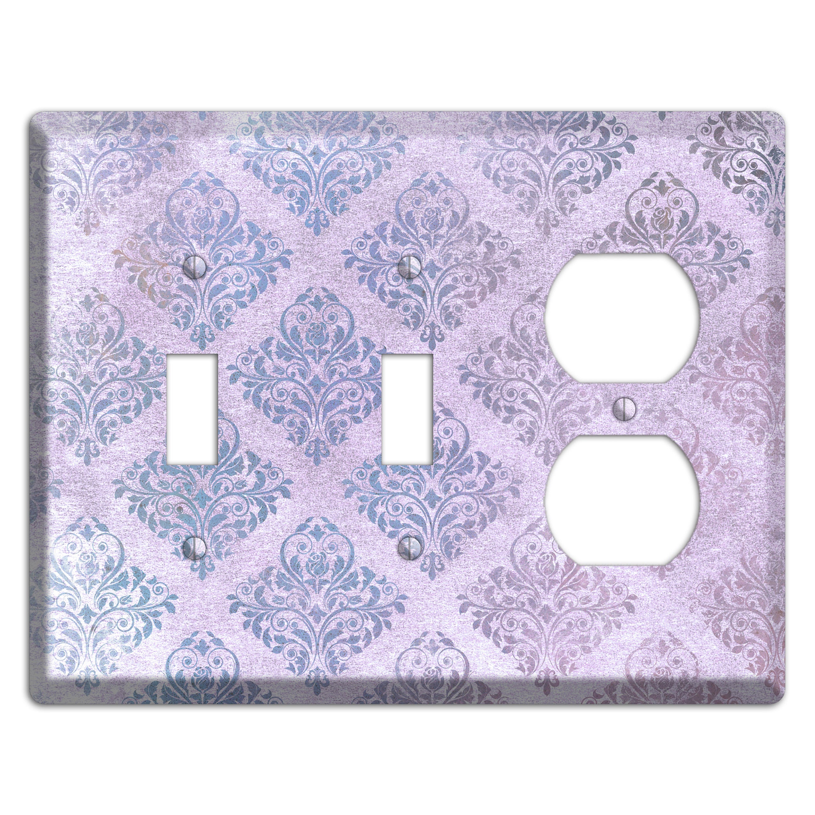 Logan Whimsical Damask 2 Toggle / Duplex Wallplate