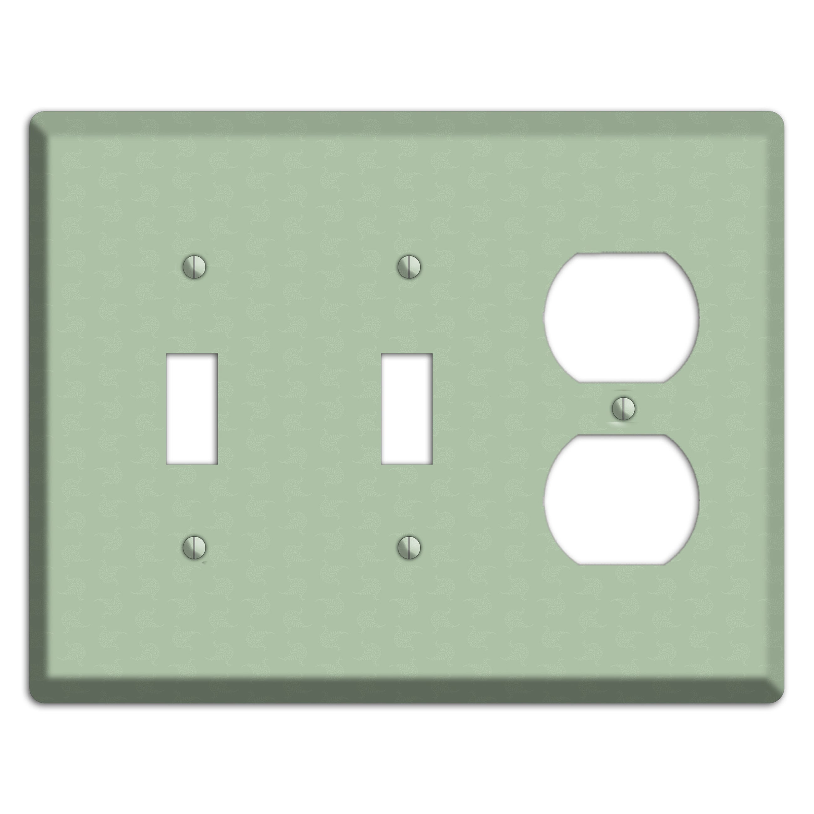 Sage Tiny Cartouche 2 Toggle / Duplex Wallplate