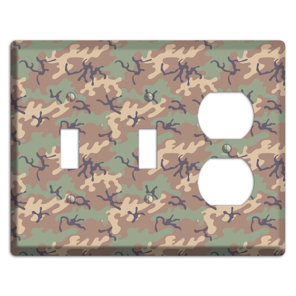 Jungle 1968 Camo 2 Toggle / Duplex Wallplate
