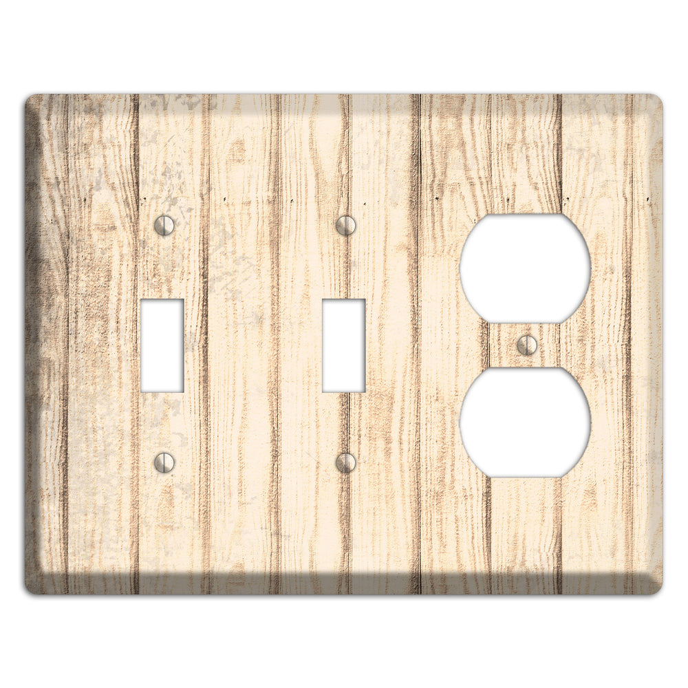 Sidecar Weathered Wood 2 Toggle / Duplex Wallplate