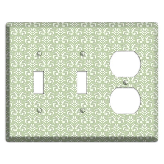 Leaves Style V 2 Toggle / Duplex Wallplate
